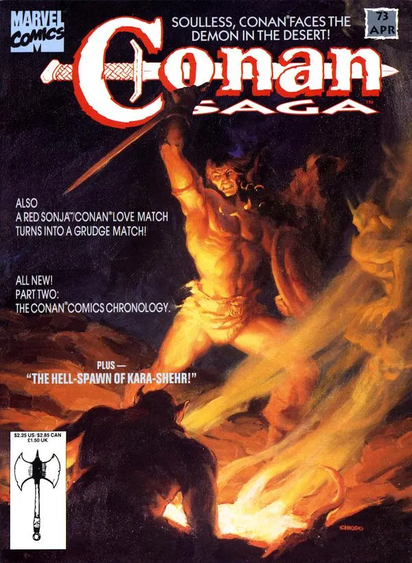 Cover of Conan Saga #73