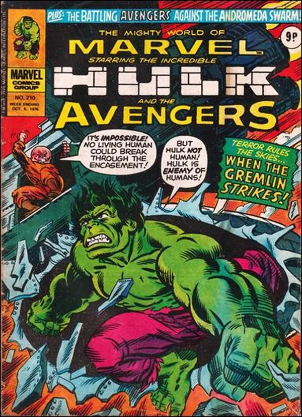 Cover of The Mighty World of Marvel #210