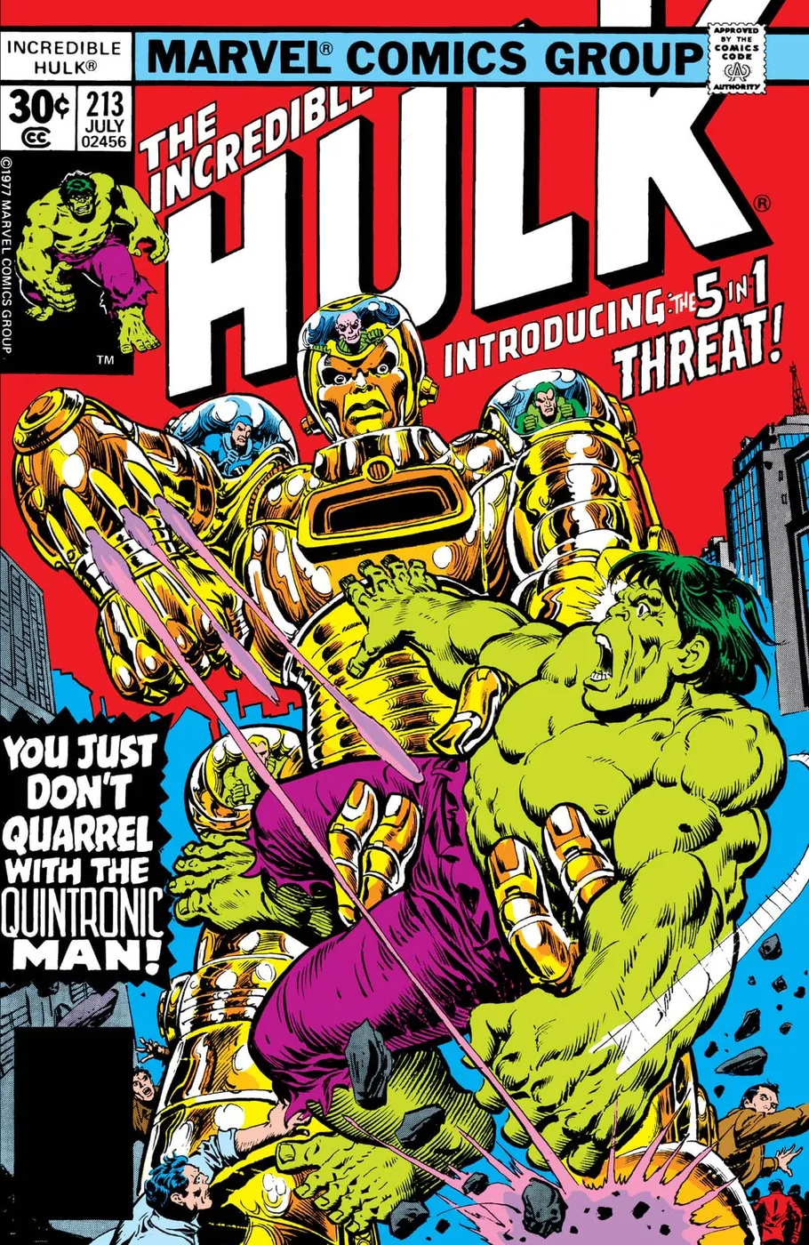 Cover of The Incredible Hulk #213