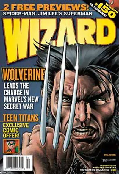 Cover of Wizard: The Comics Magazine #149