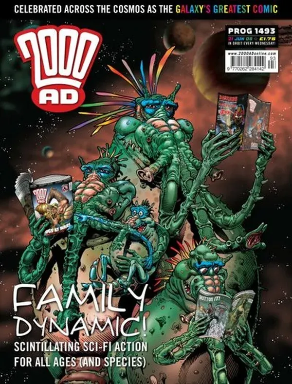 Cover of 2000 AD #1493