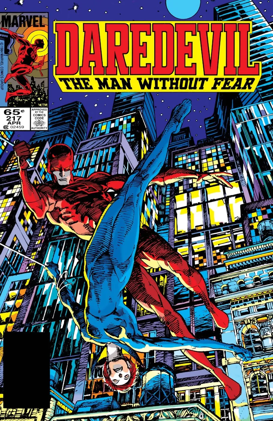 Cover of Daredevil #217