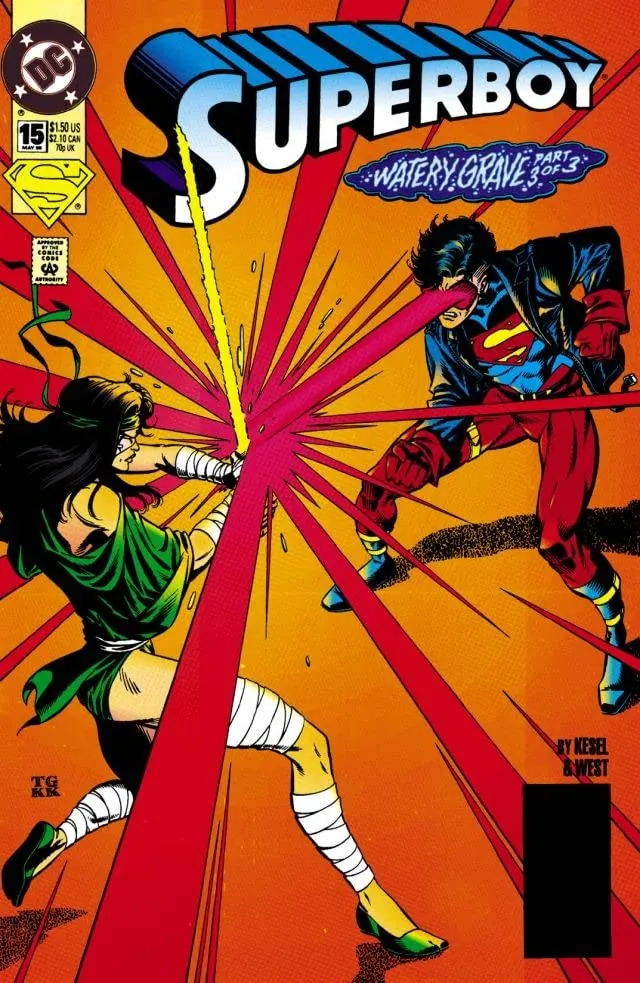 Cover of Superboy #15