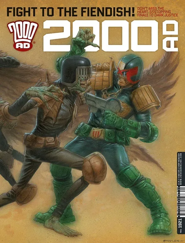 Cover of 2000 AD #1921