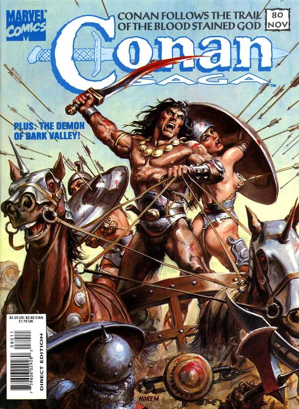 Cover of Conan Saga #80