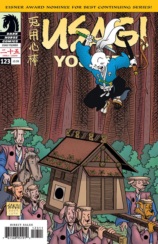 Cover of Usagi Yojimbo #123