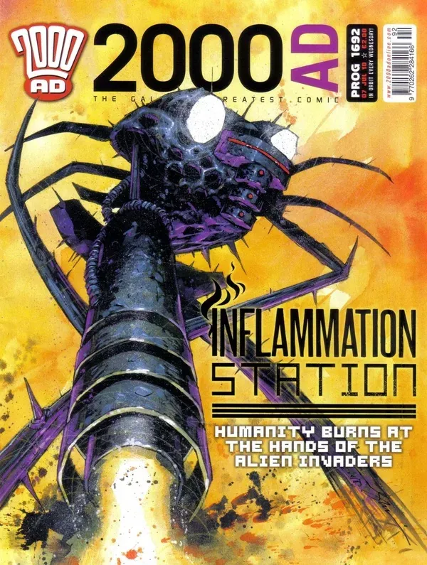 Cover of 2000 AD #1692