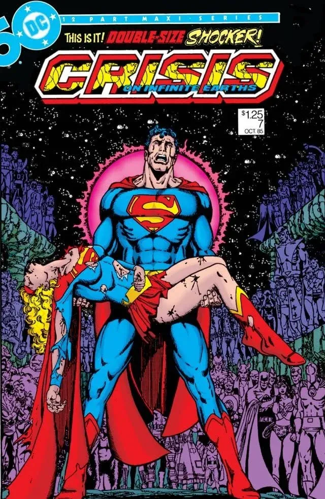 Cover of Crisis on Infinite Earths #7