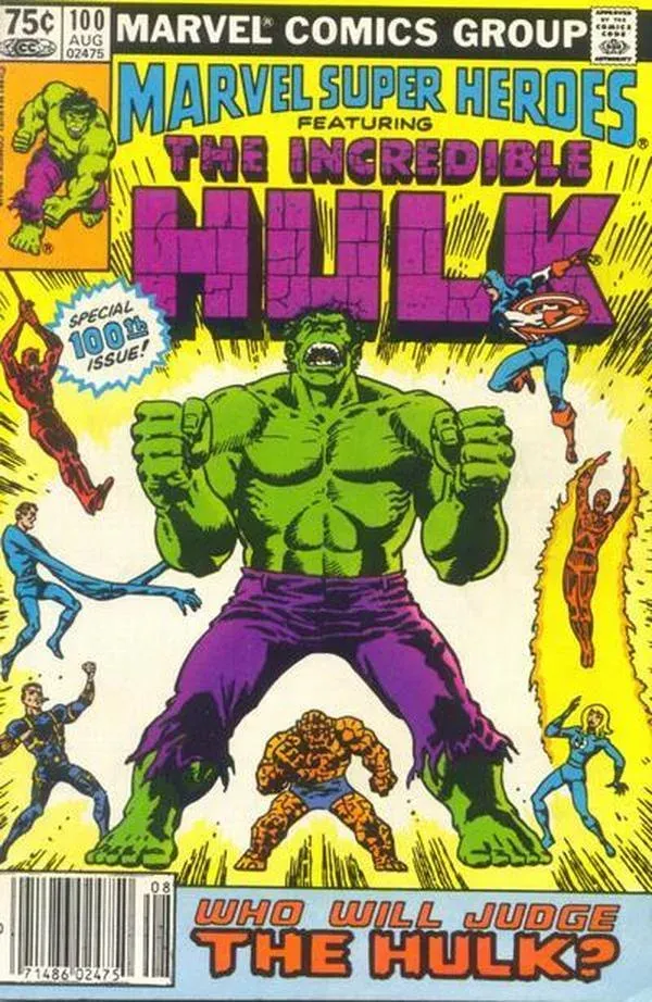 Cover of Marvel Super-Heroes #100