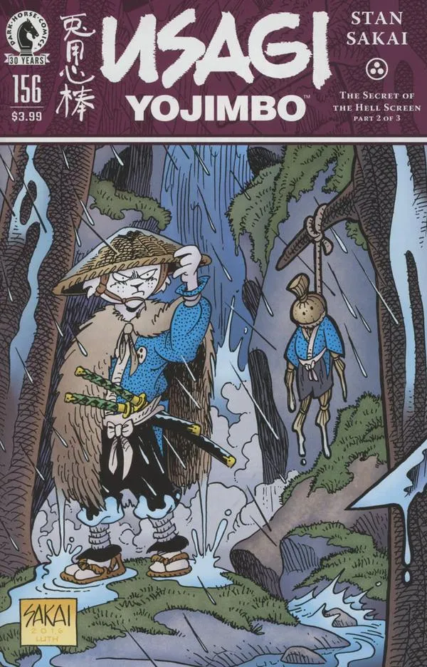 Cover of Usagi Yojimbo #156