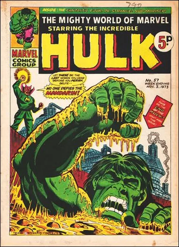 Cover of The Mighty World of Marvel #57