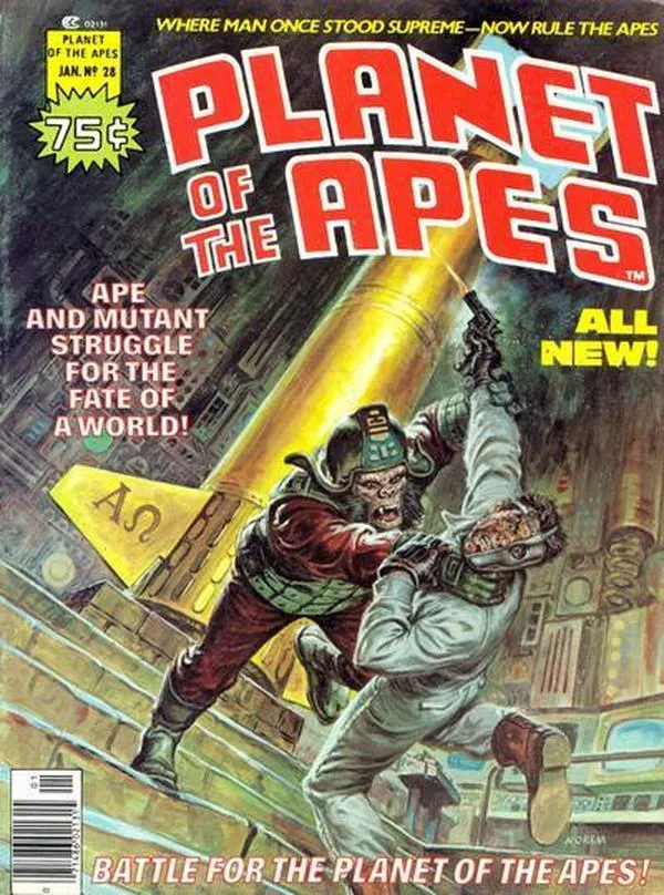 Cover of Planet of the Apes #28