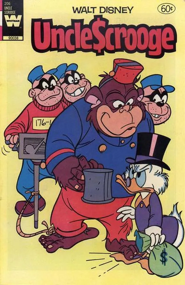 Cover of Walt Disney Uncle Scrooge #206