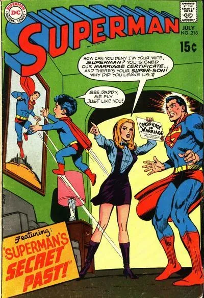 Cover of Superman #218
