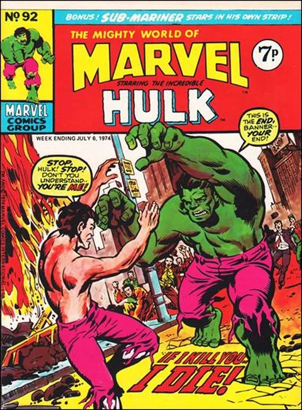 Cover of The Mighty World of Marvel #92