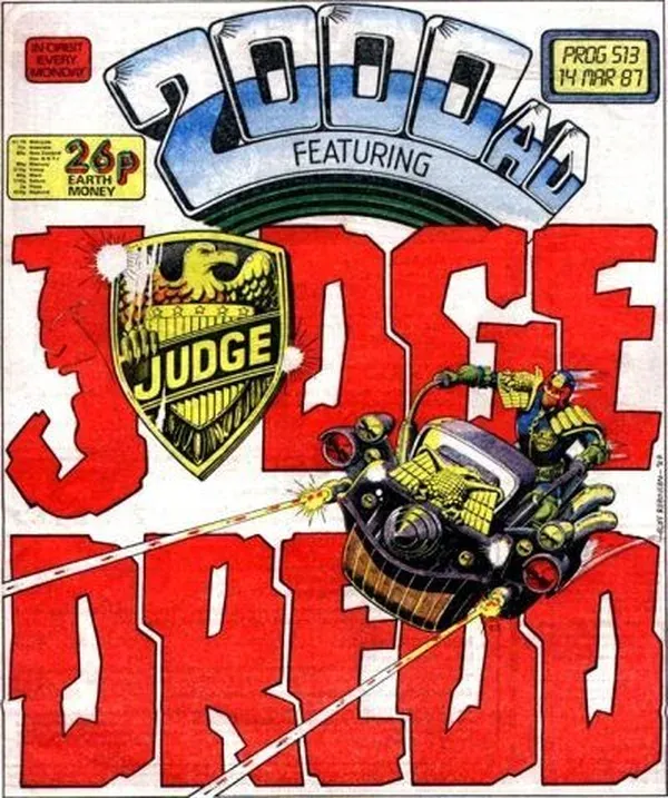 Cover of 2000 AD #513