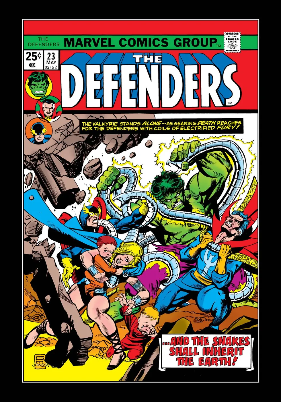 Cover of The Defenders #23
