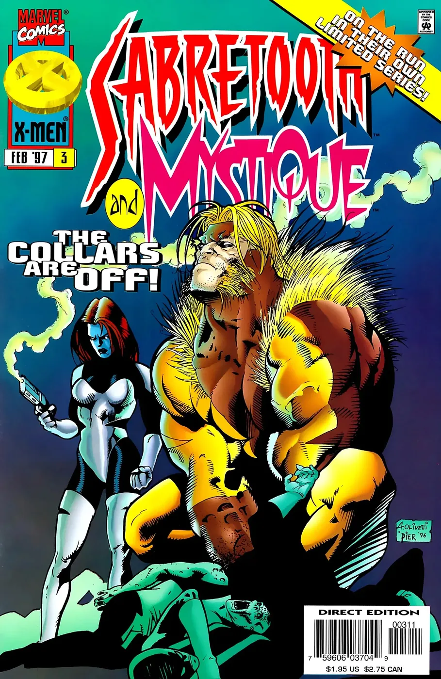 Cover of Mystique & Sabretooth #3