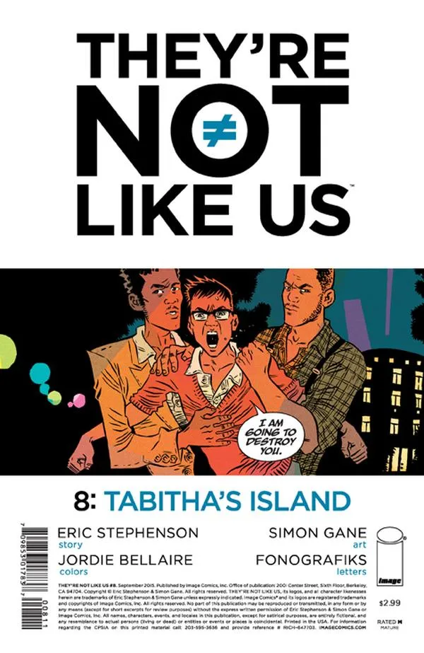Cover of They're Not Like Us #8