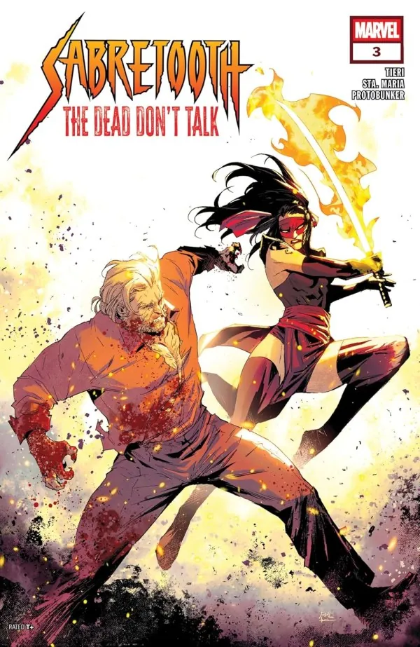 Cover of Sabretooth: The Dead Don’t Talk #3