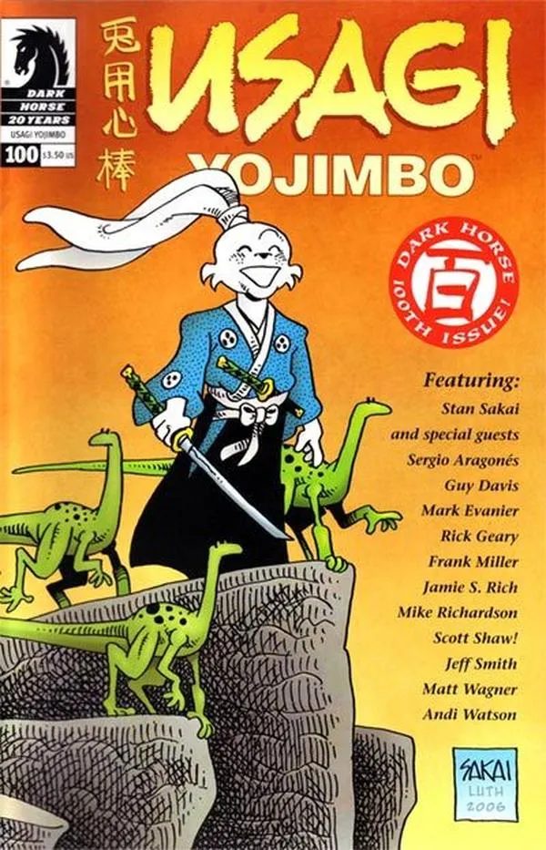 Cover of Usagi Yojimbo #100