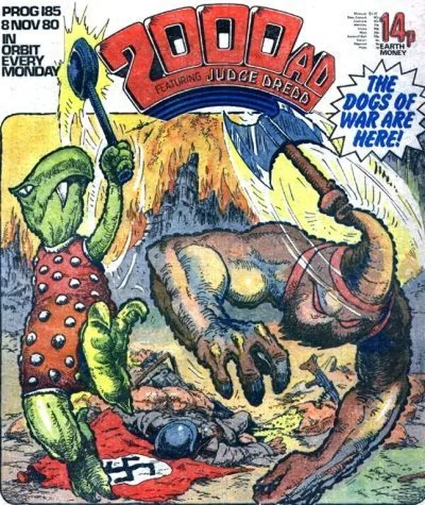 Cover of 2000 AD #185