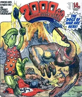 Cover of 2000 AD #185
