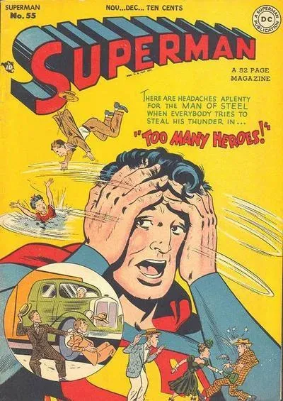 Cover of Superman #55