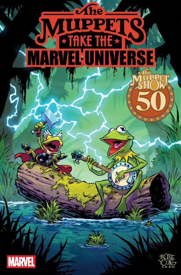 Cover of The Muppets Take the Marvel Universe #1