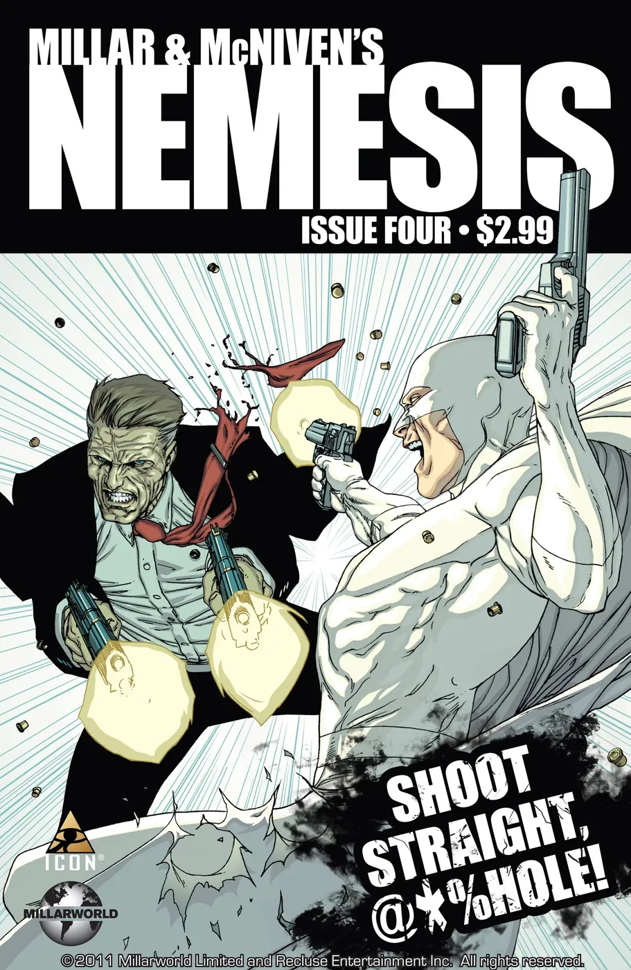 Cover of Millar & McNiven's Nemesis #4