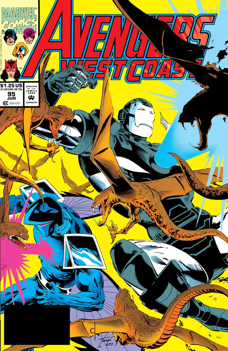 Cover of Avengers West Coast #95