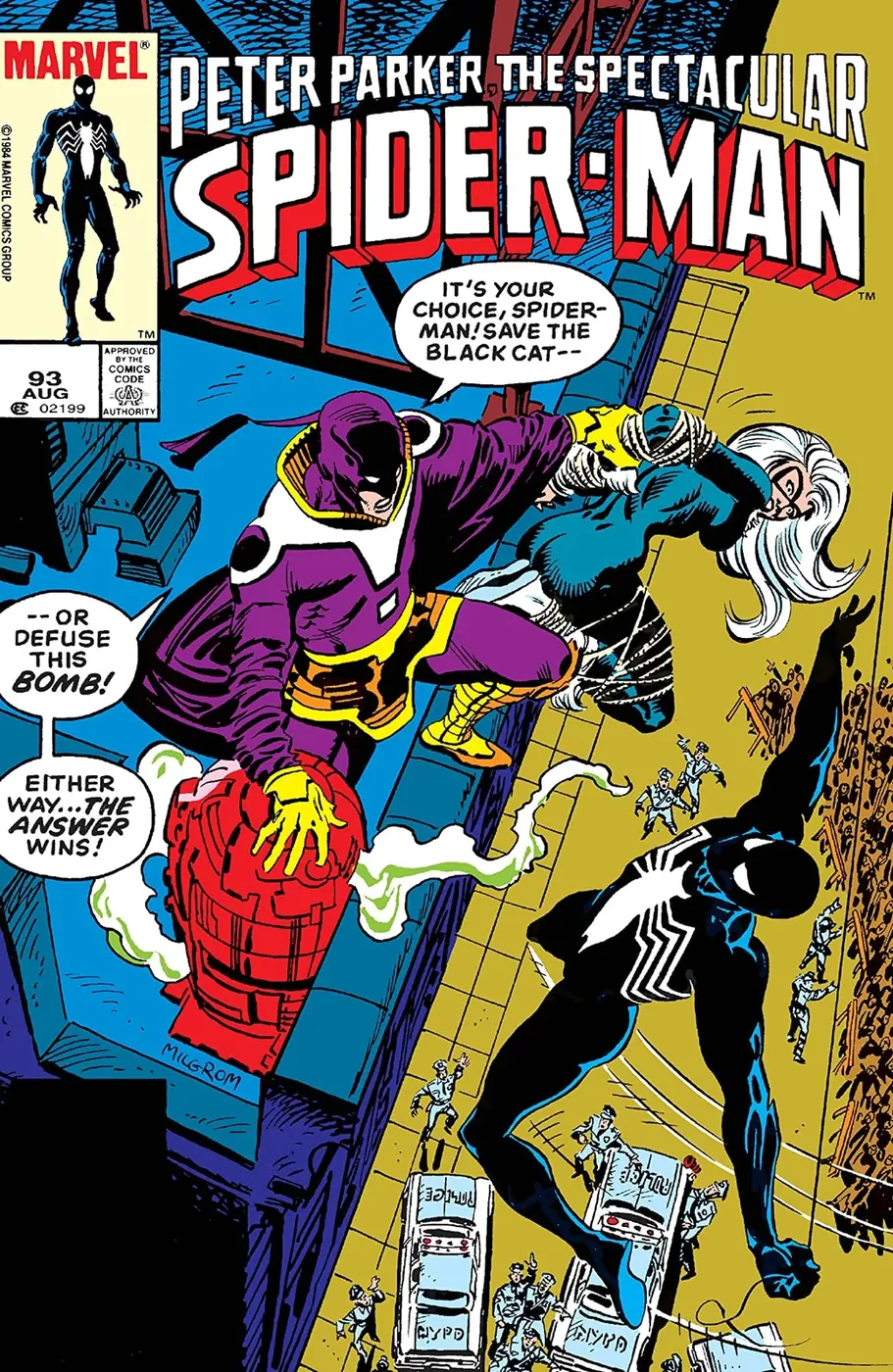 Cover of The Spectacular Spider-Man #93