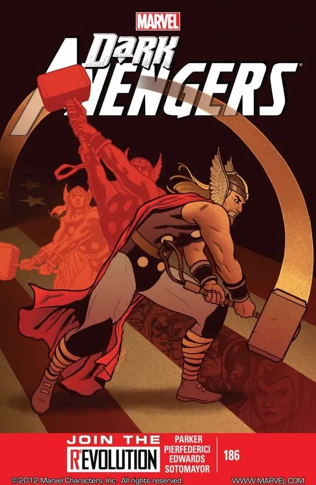 Cover of Dark Avengers #186
