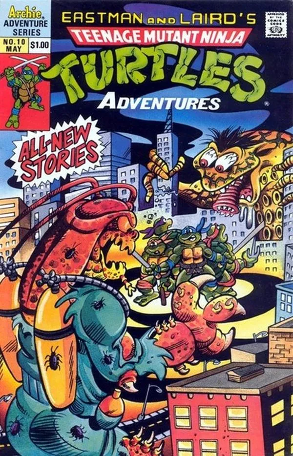 Cover of Teenage Mutant Ninja Turtles Adventures #10
