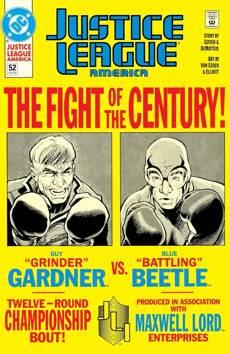 Cover of Justice League America #52