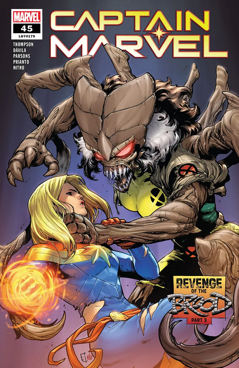 Cover of Captain Marvel #45 (179)