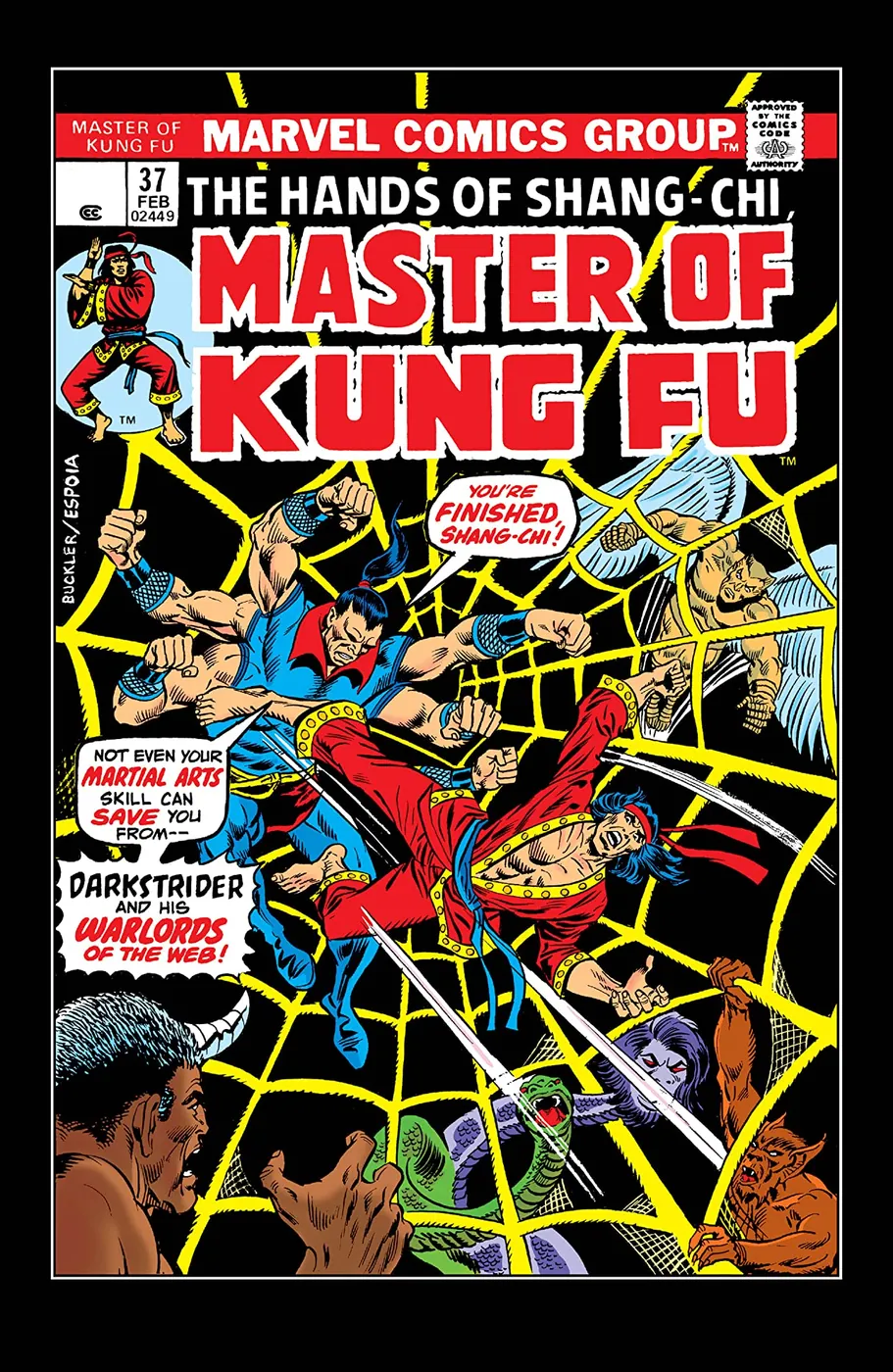 Cover of Master of Kung Fu #37
