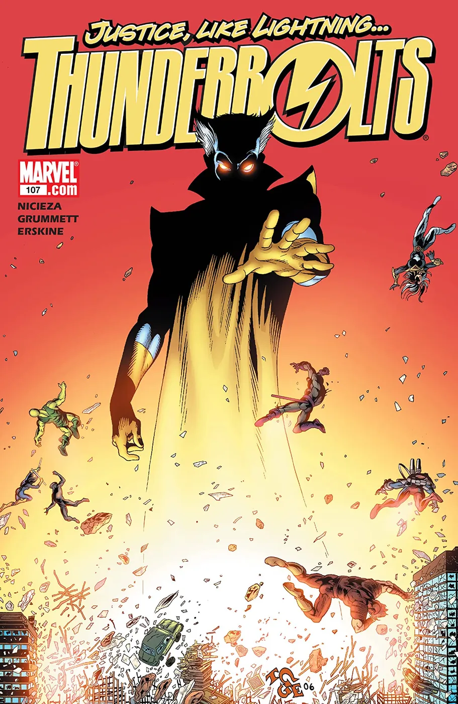 Cover of Thunderbolts #107