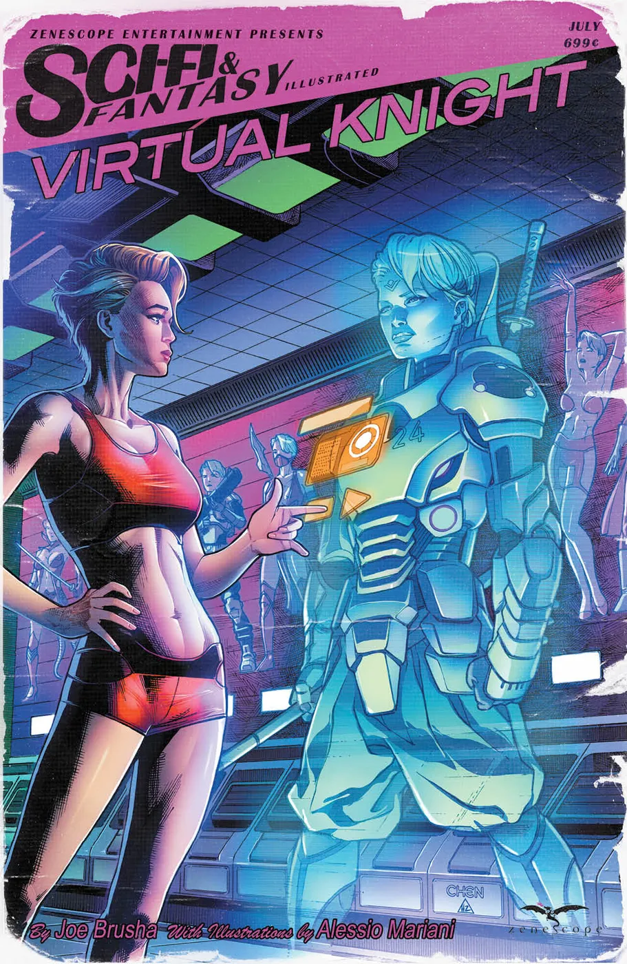 Cover of Sci Fi Fantasy Illustrated: Virtual Knight #1