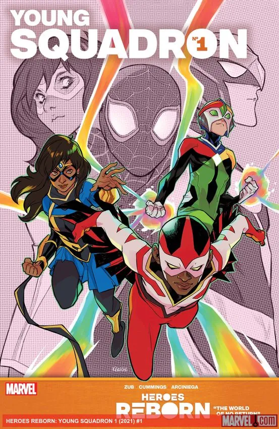 Cover of Heroes Reborn: Young Squadron #1