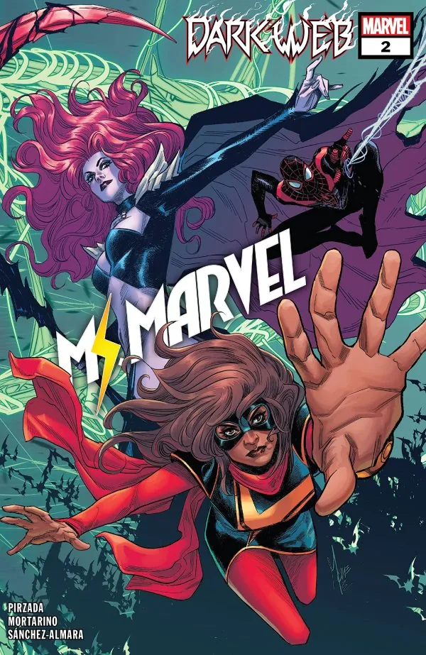 Cover of Dark Web: Ms. Marvel #2