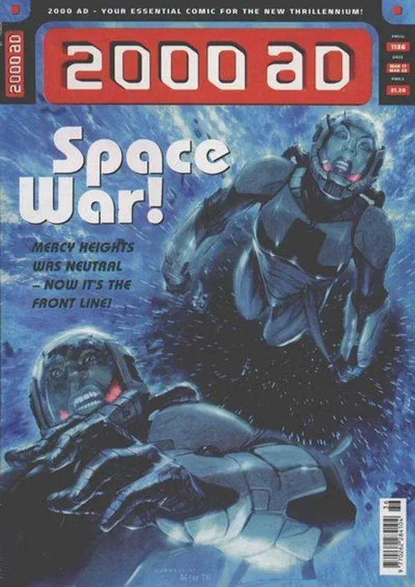 Cover of 2000 AD #1136