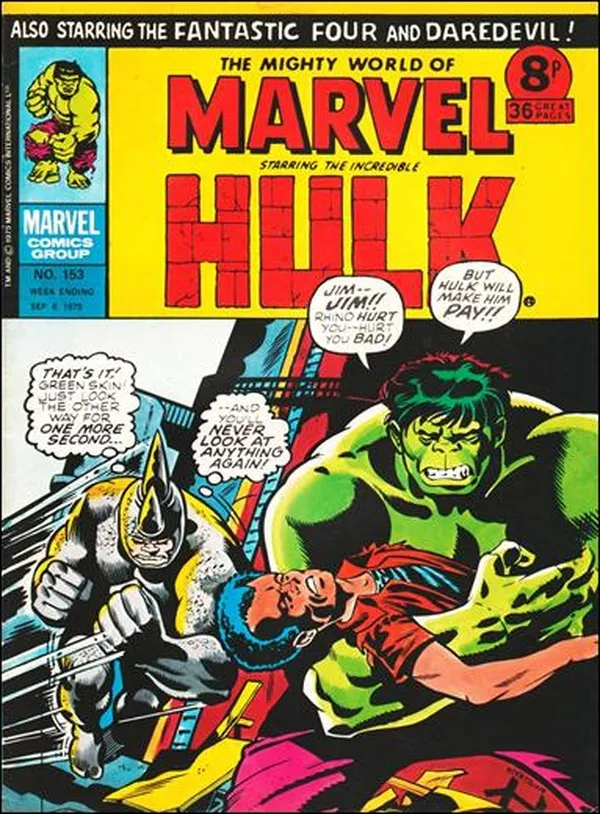 Cover of The Mighty World of Marvel #153