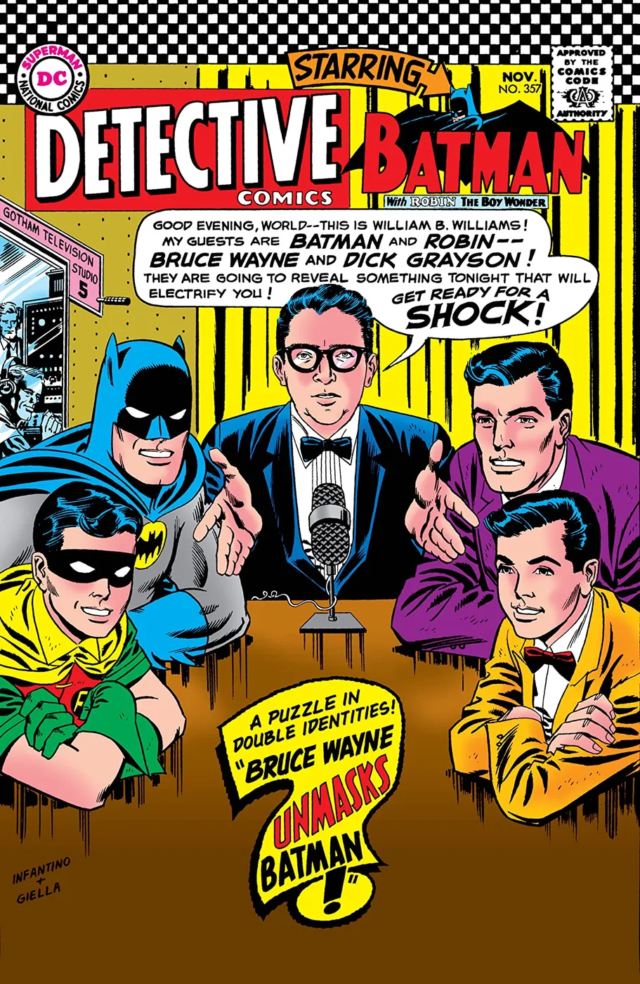 Cover of Detective Comics #357