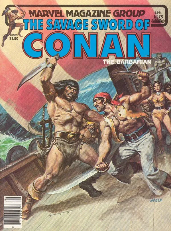 Cover of The Savage Sword of Conan #75