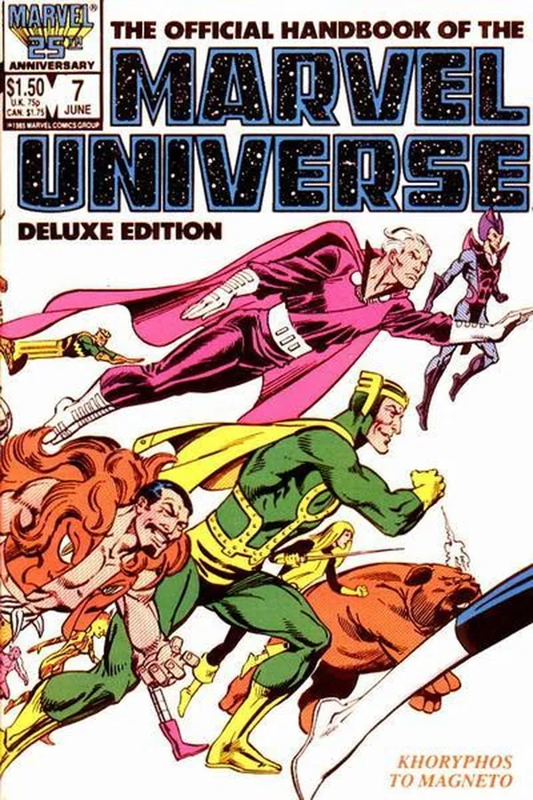 Cover of The Official Handbook of the Marvel Universe #7