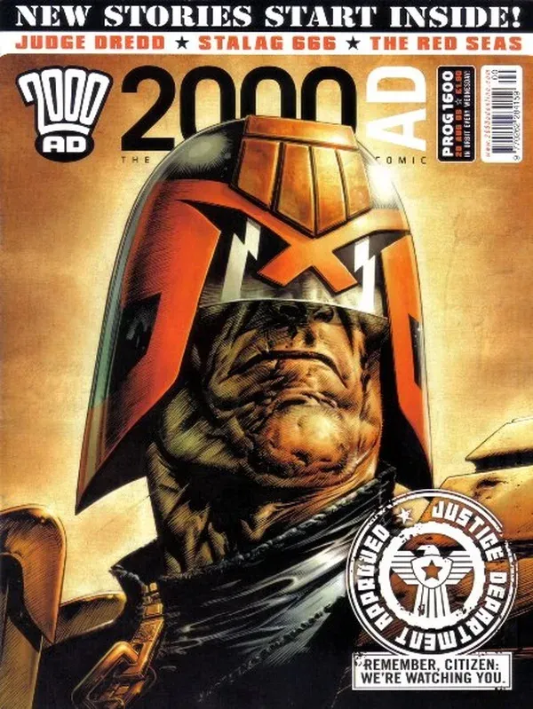 Cover of 2000 AD #1600