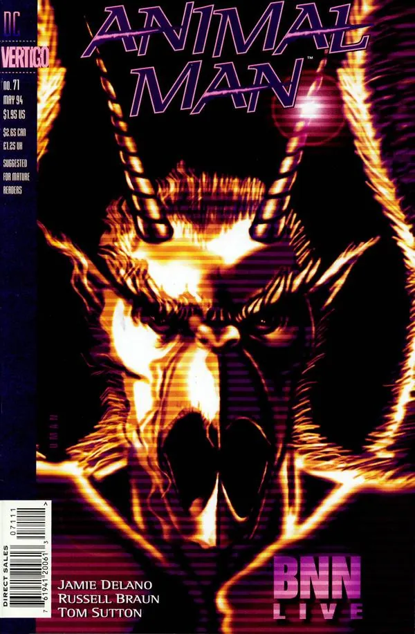 Cover of Animal Man #71