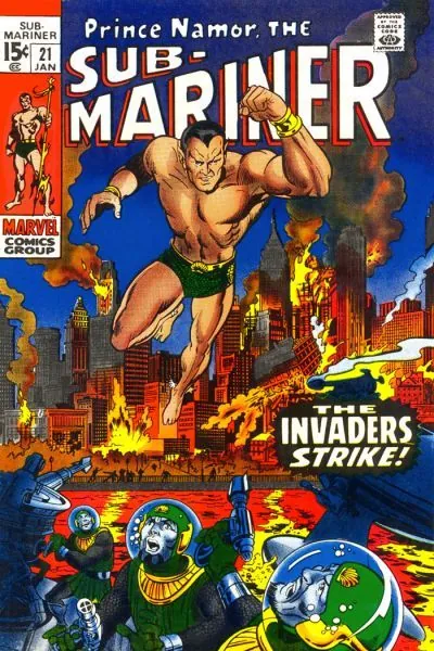 Cover of Sub-Mariner #21