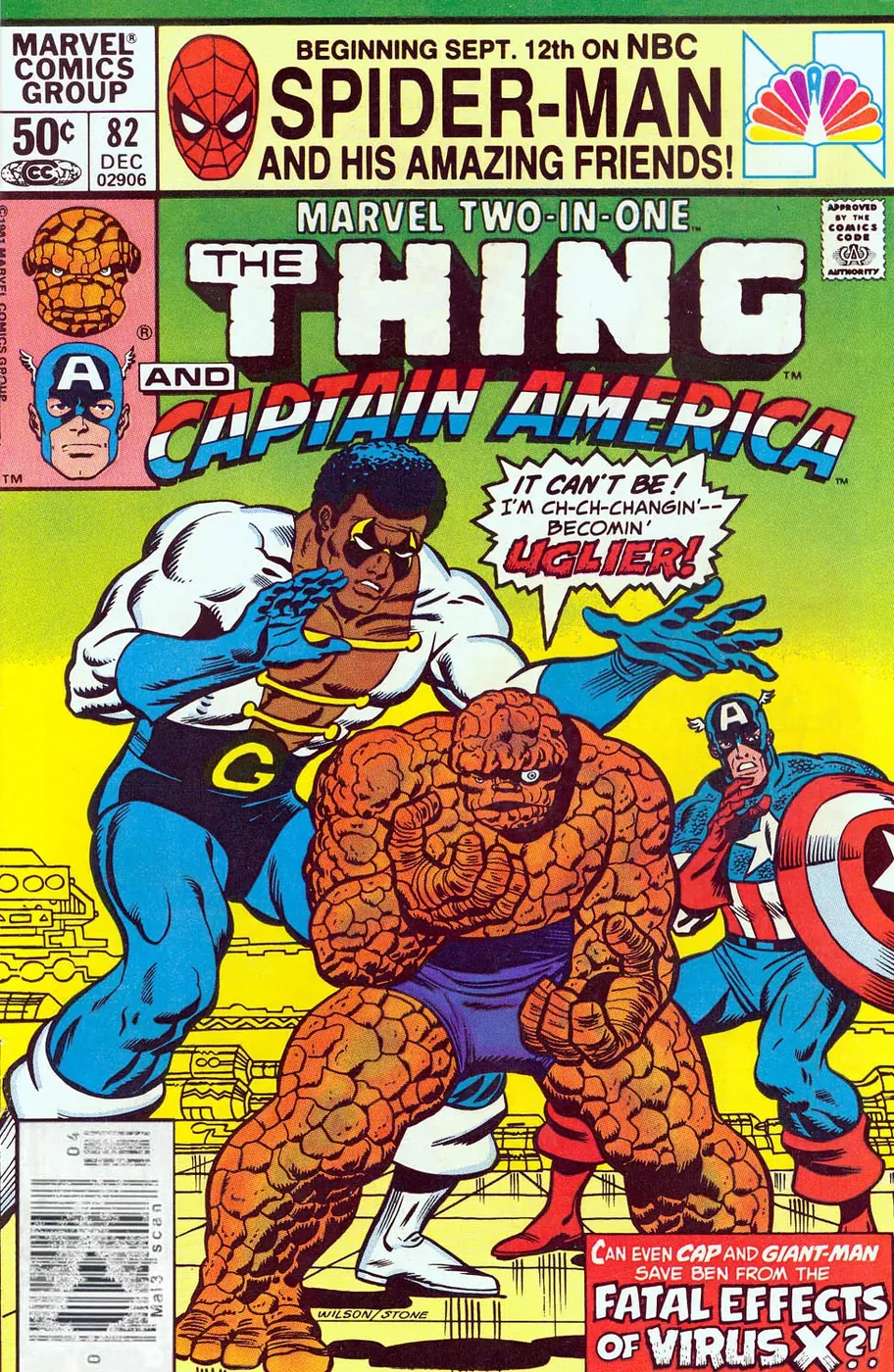 Cover of Marvel Two-in-One #82